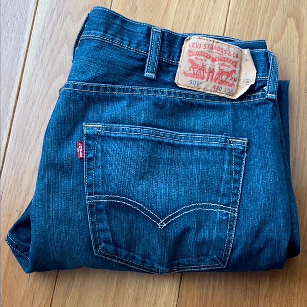 LEVI’S 501 Jeans Dark Blue W 40 x L 30